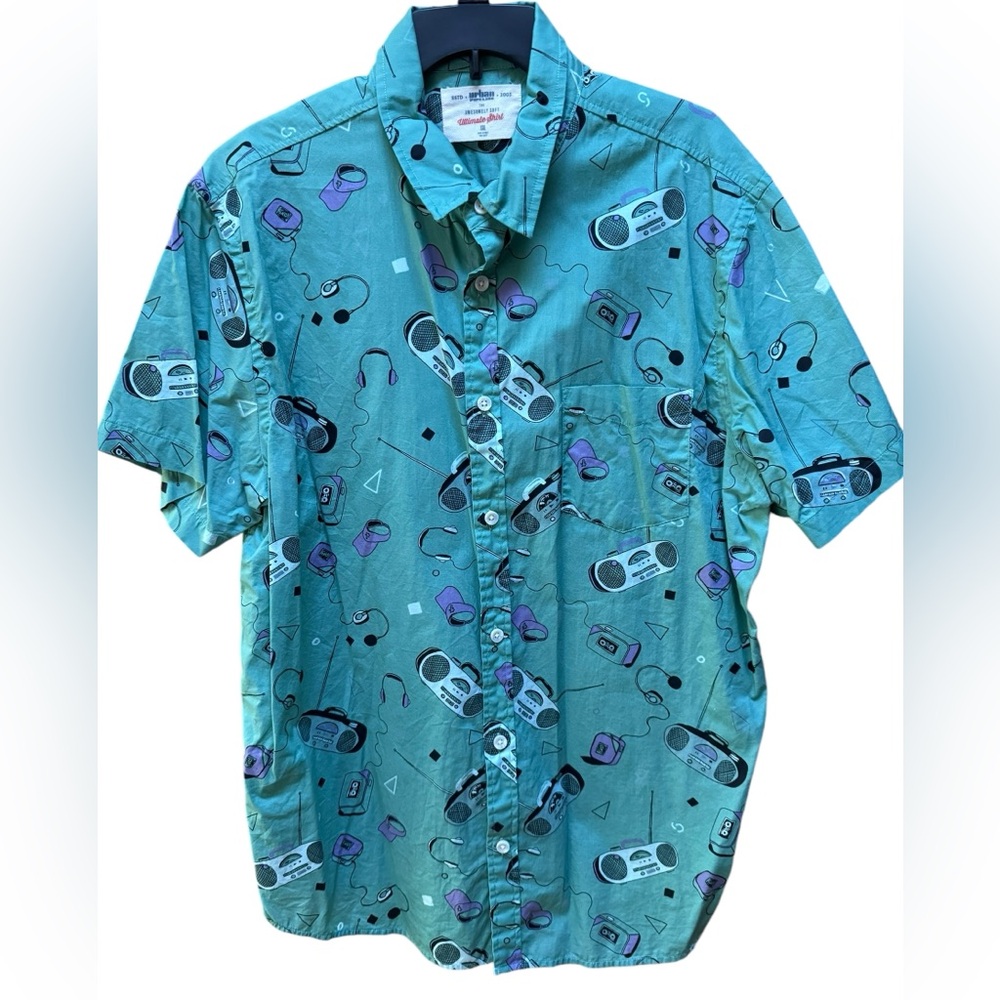 Urban Pipeline Boombox Button Down Shirt